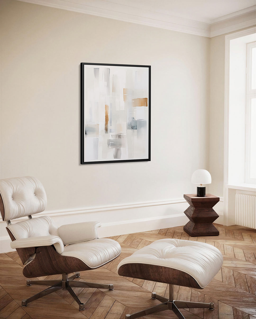 Gelaagde compositie Kunstwerk