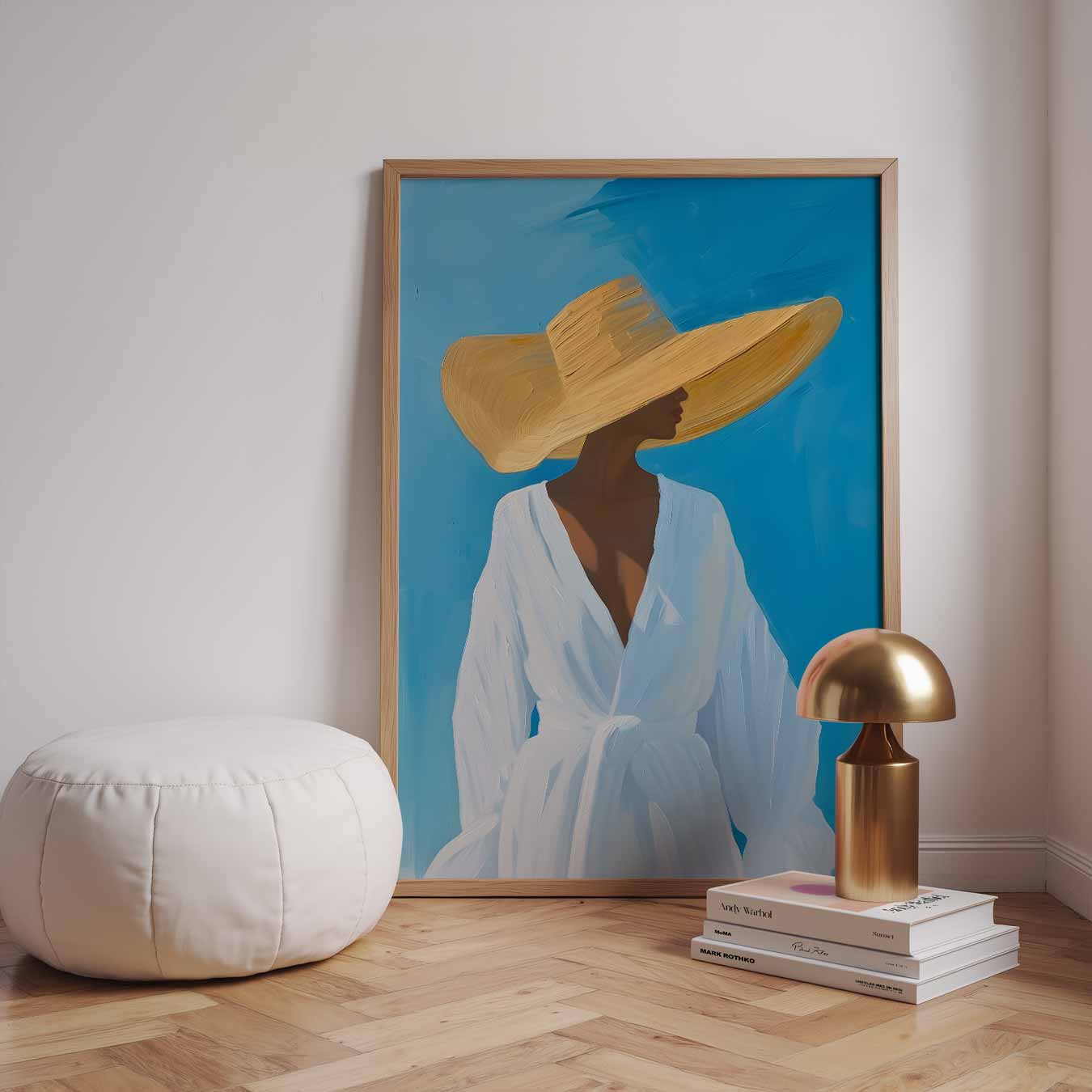 Stijlvolle Zomer Elegantie Poster-WallArtistic