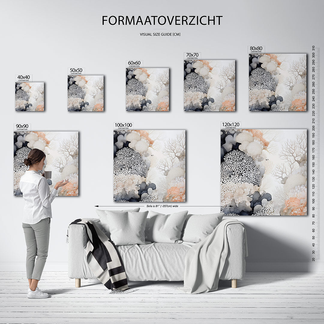 Organische vormen Kunstwerk