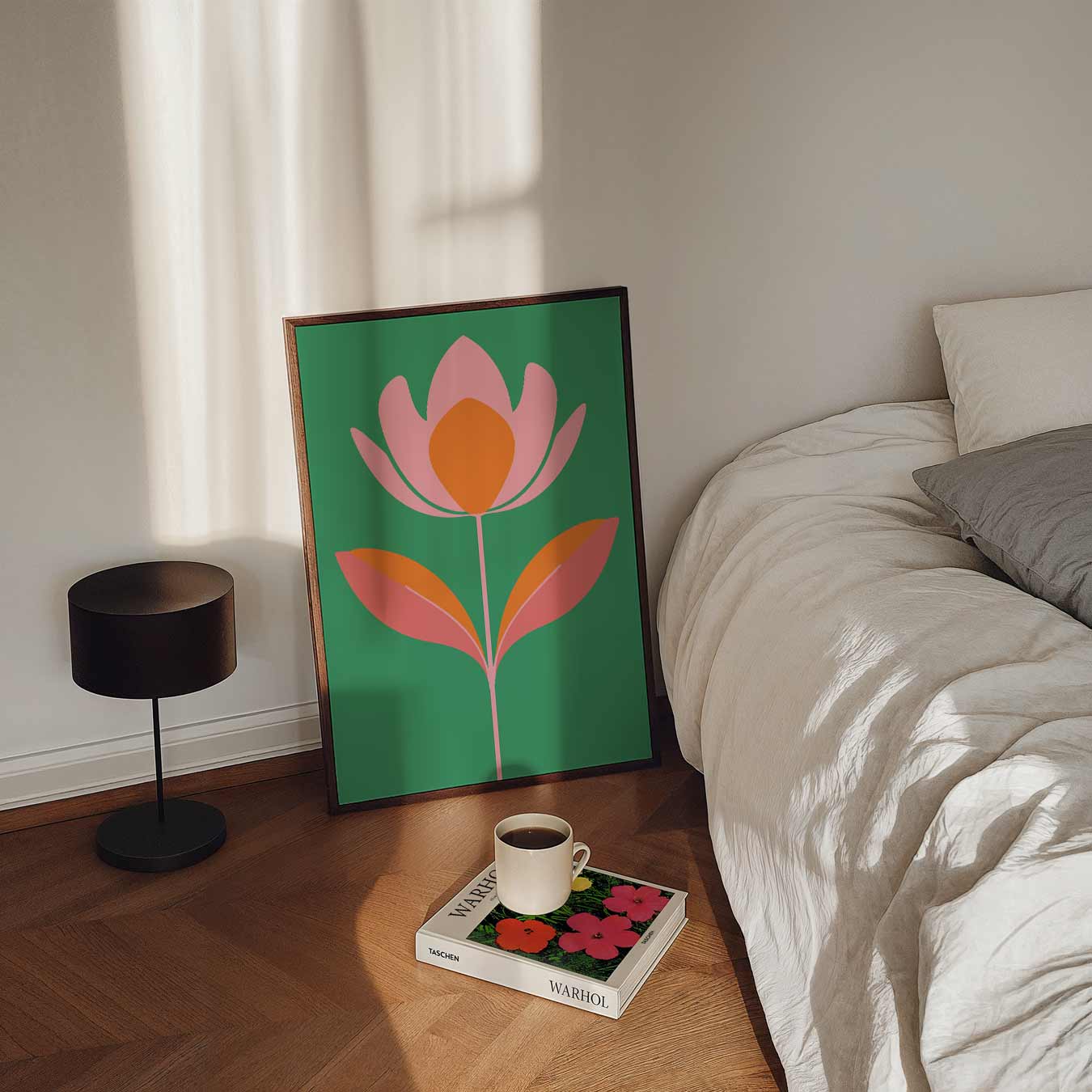 Bloemige Elegantie Poster-WallArtistic