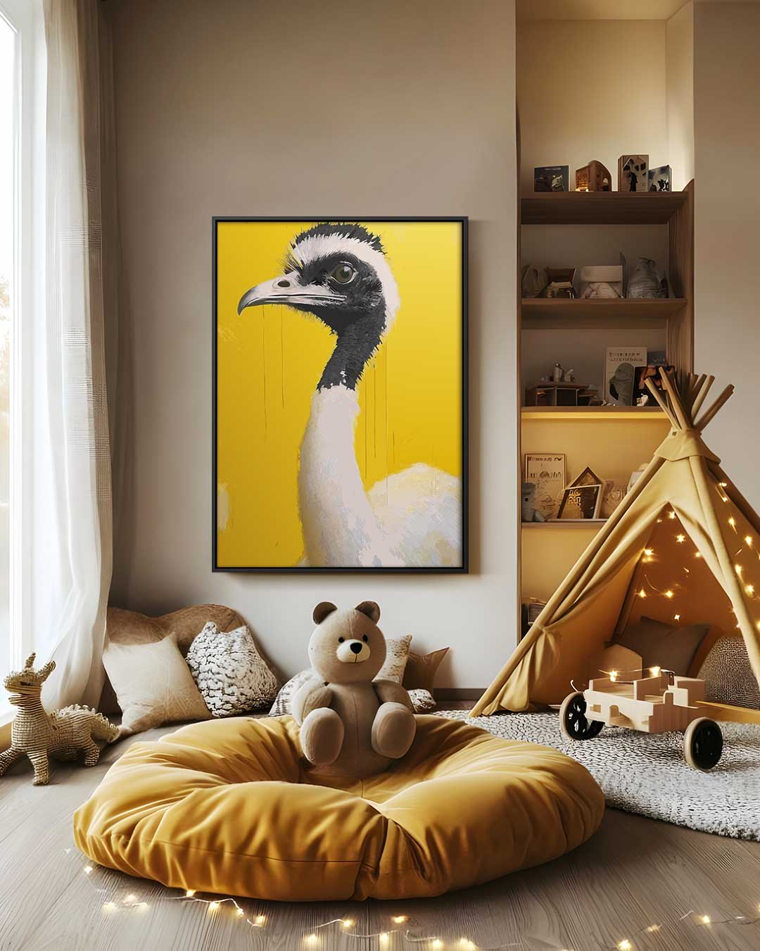 Portrait in Yellow Artwork