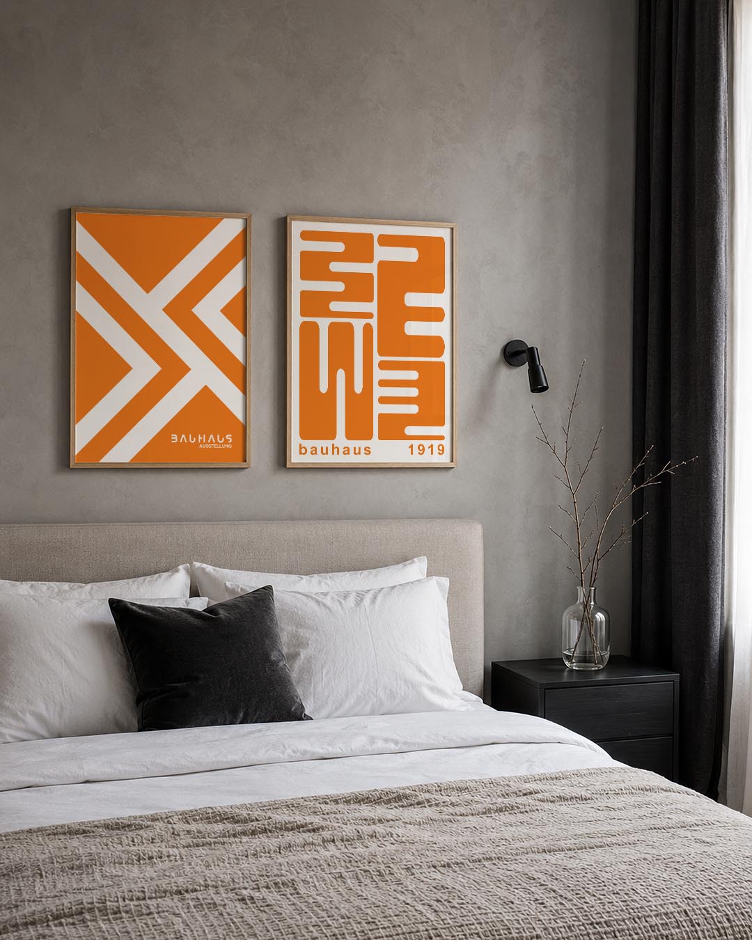Lijnen en kleurvlakken Posterset