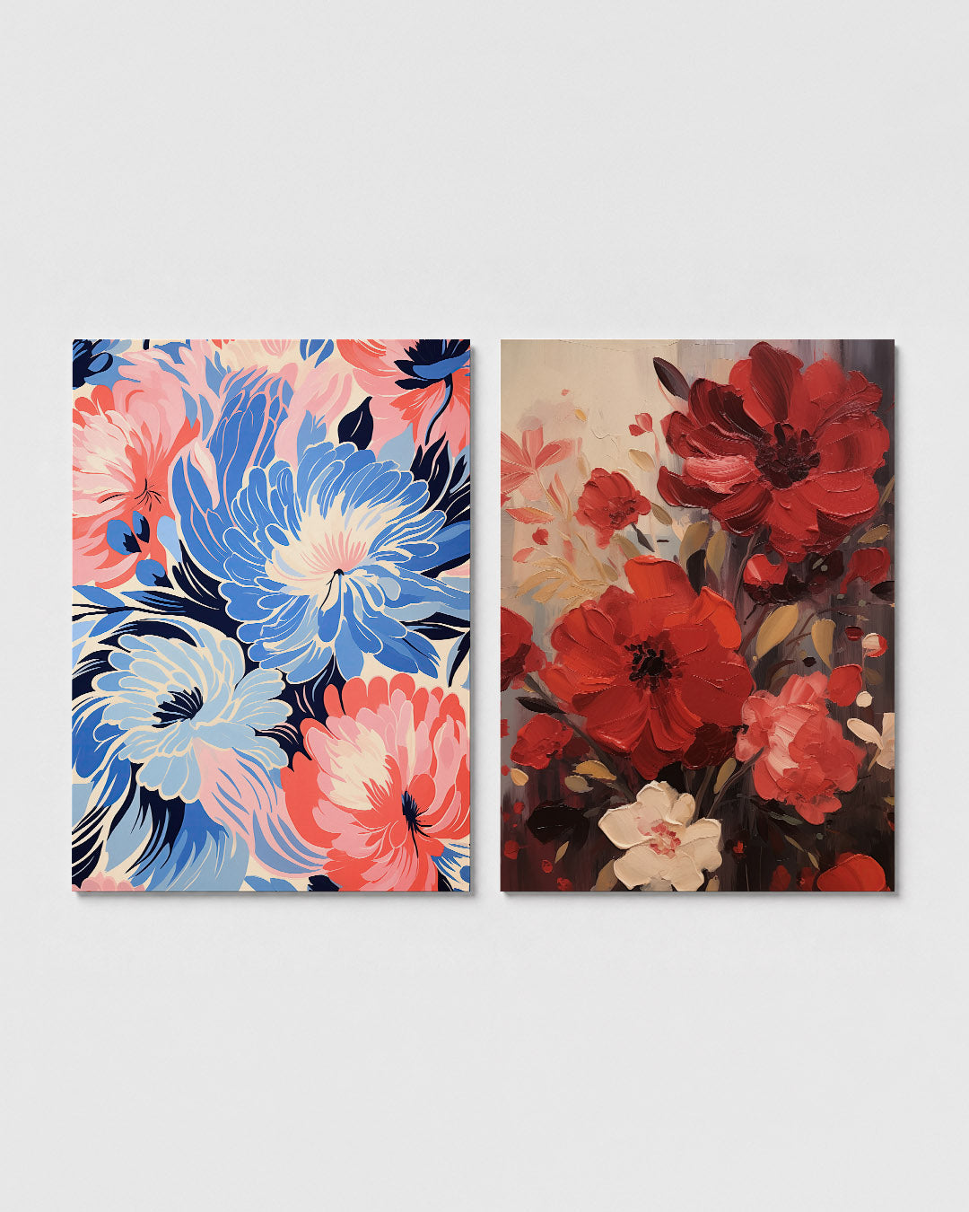 Bloemrijke vormen Posterset