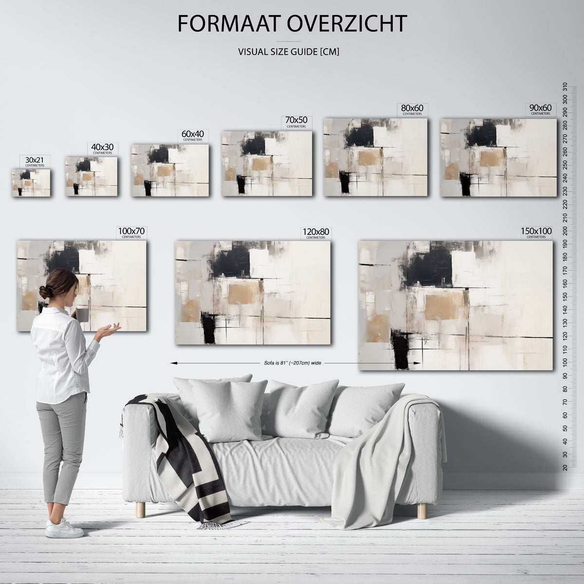Abstracte vormen Poster