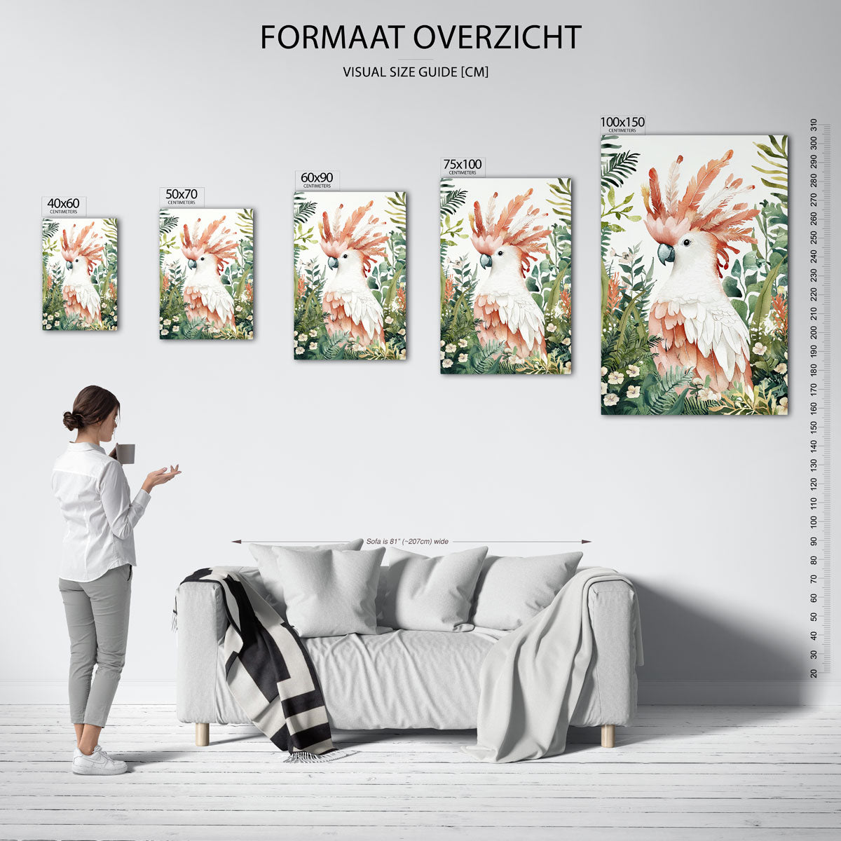 Vrolijke vogel Kunstwerk