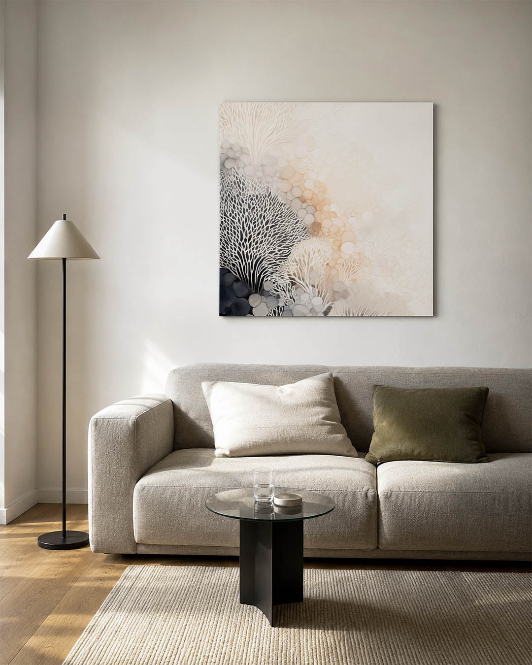 Organische patronen Kunstwerk