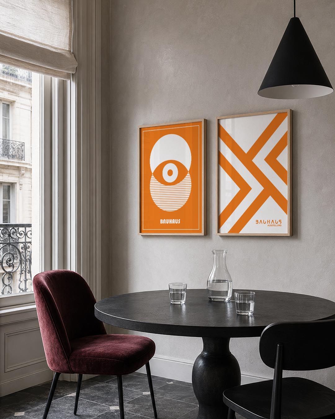 Cirkel en lijnen Posterset