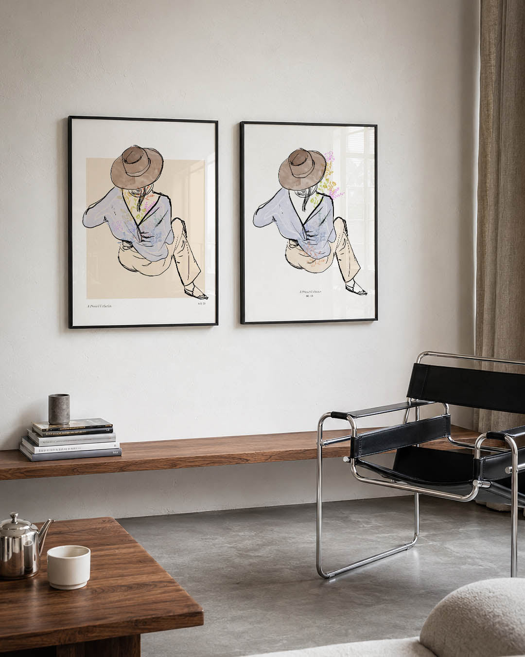 Vorm en lijnenspel Posterset