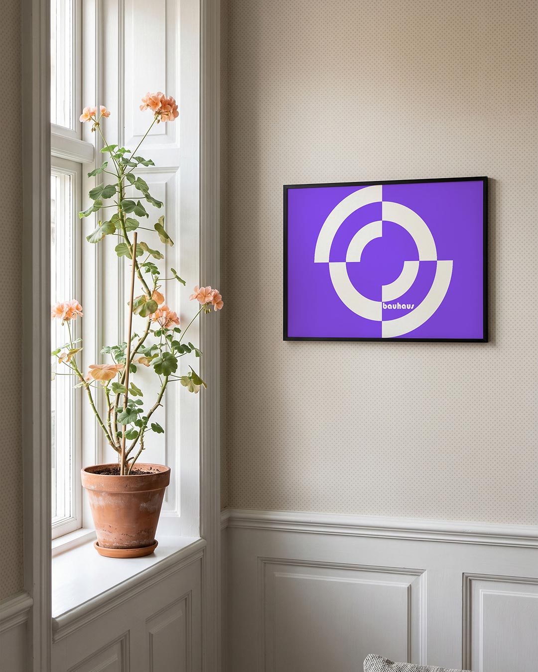 Cirkelvormen en lijnen Poster