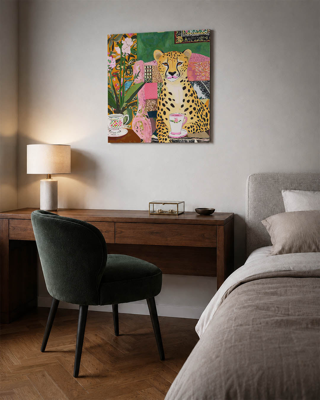Vrolijke dierenkamer Kunstwerk