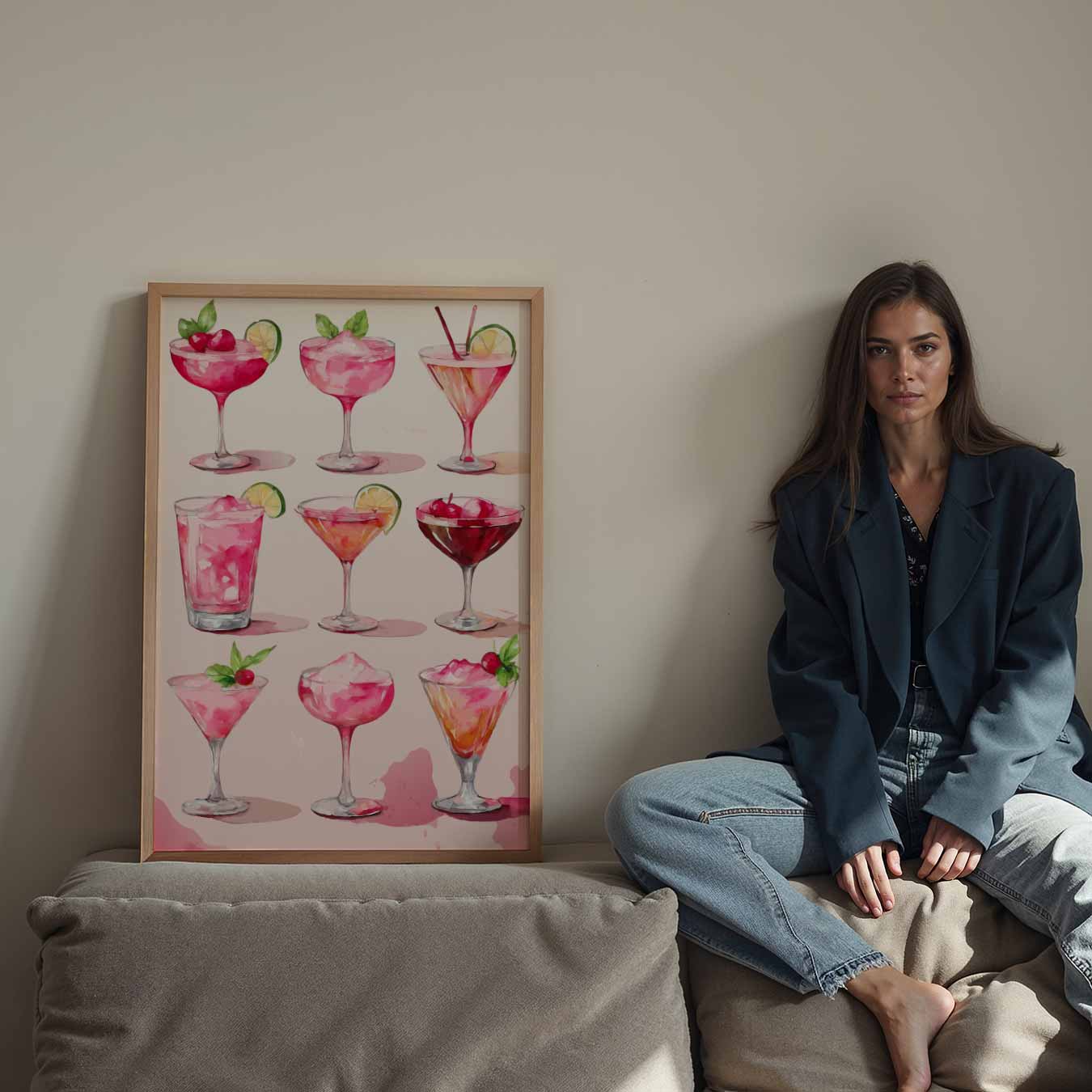 Sprankelende Cocktails Poster-WallArtistic