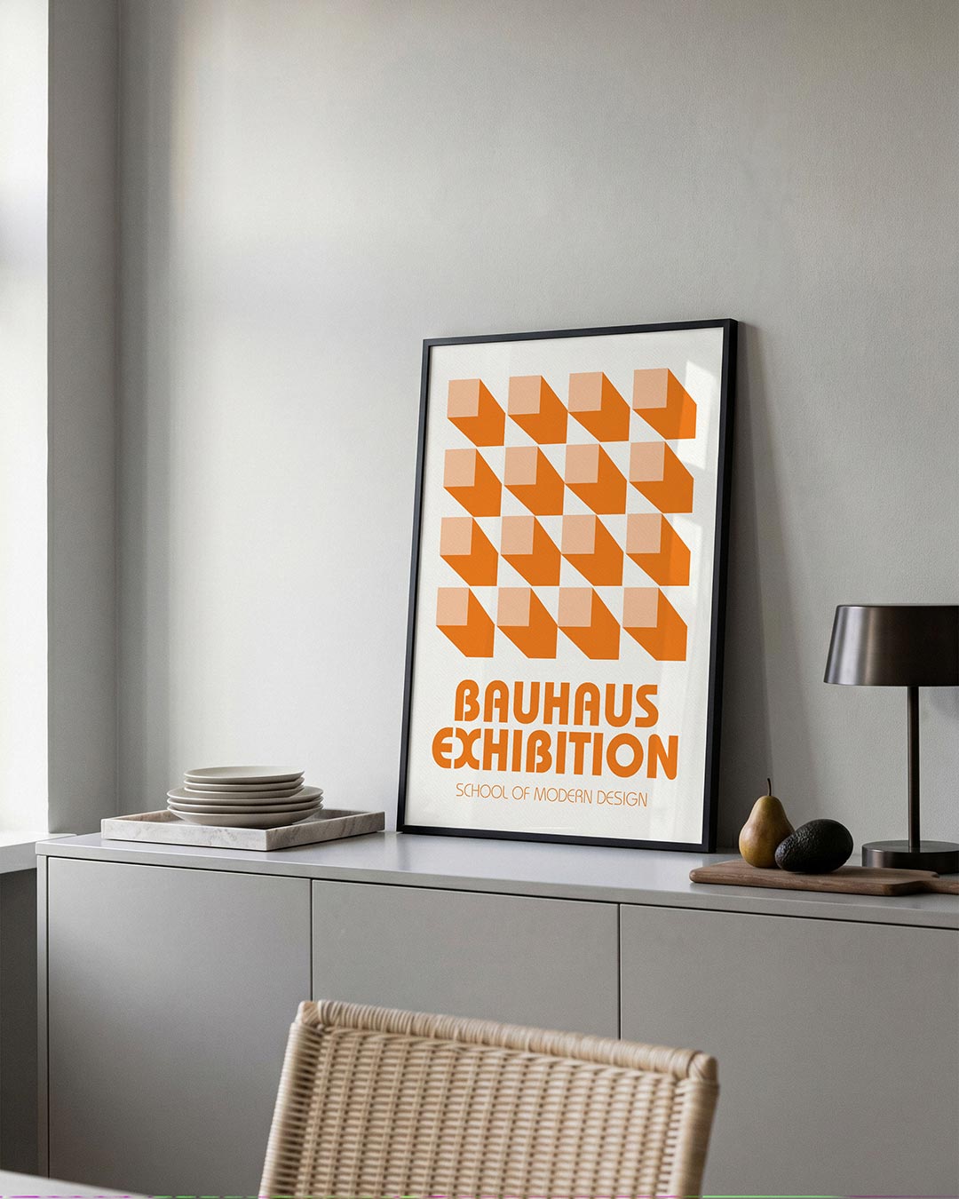 Vorm en schaduw Poster