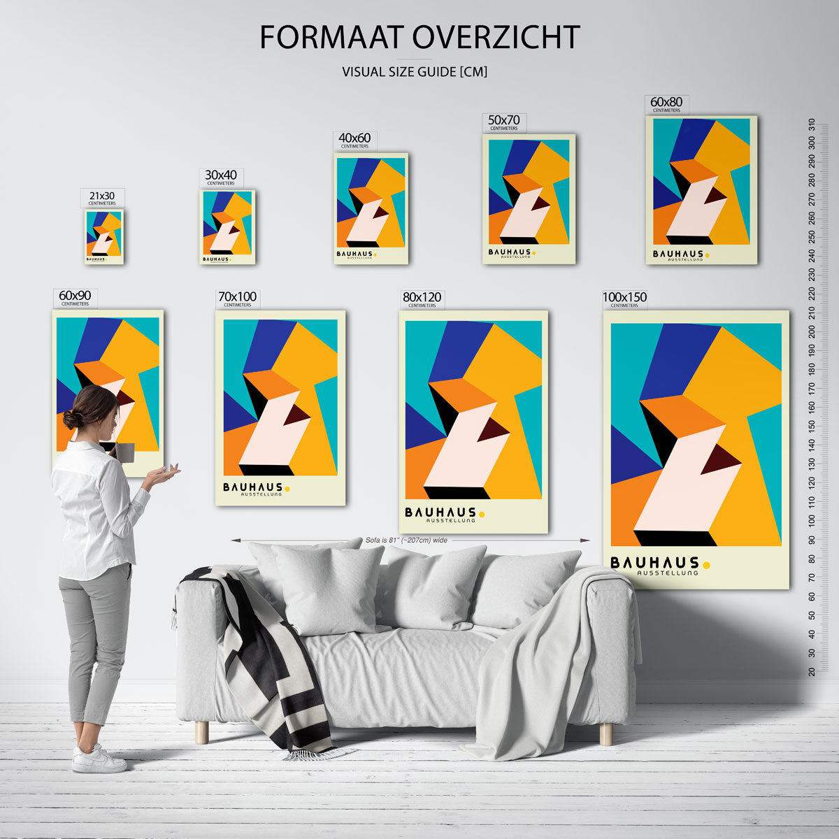 Vorm en kleur Poster