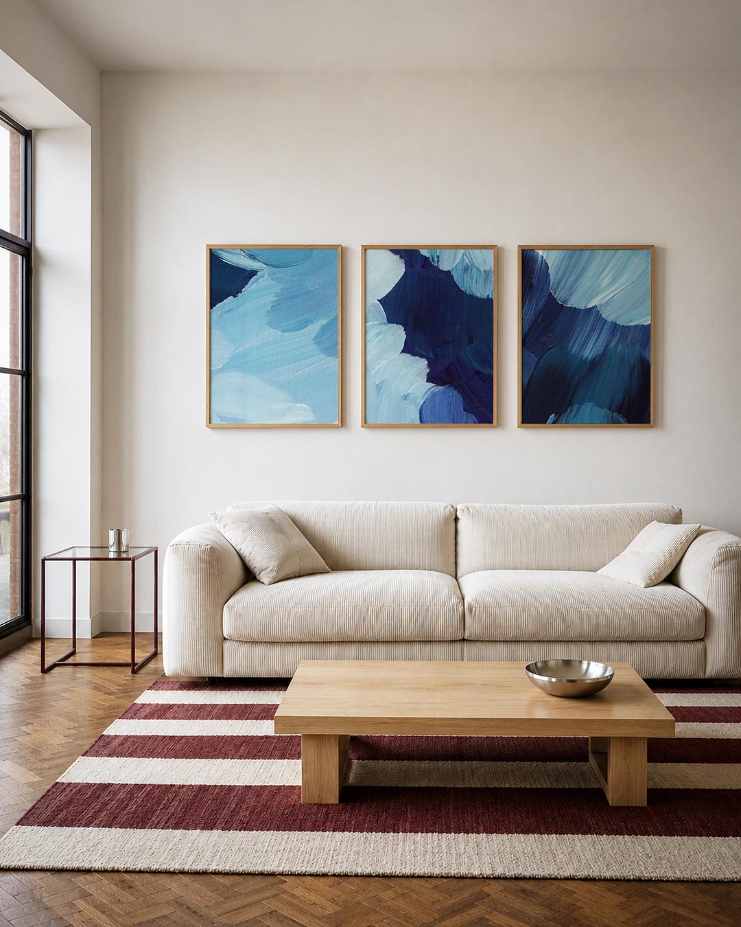 Blauwe vegen Posterset