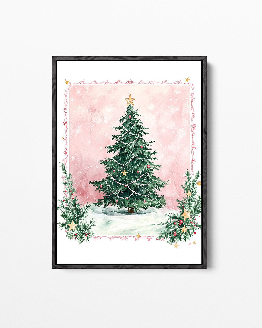 Kerstboom illustratie Kunstwerk