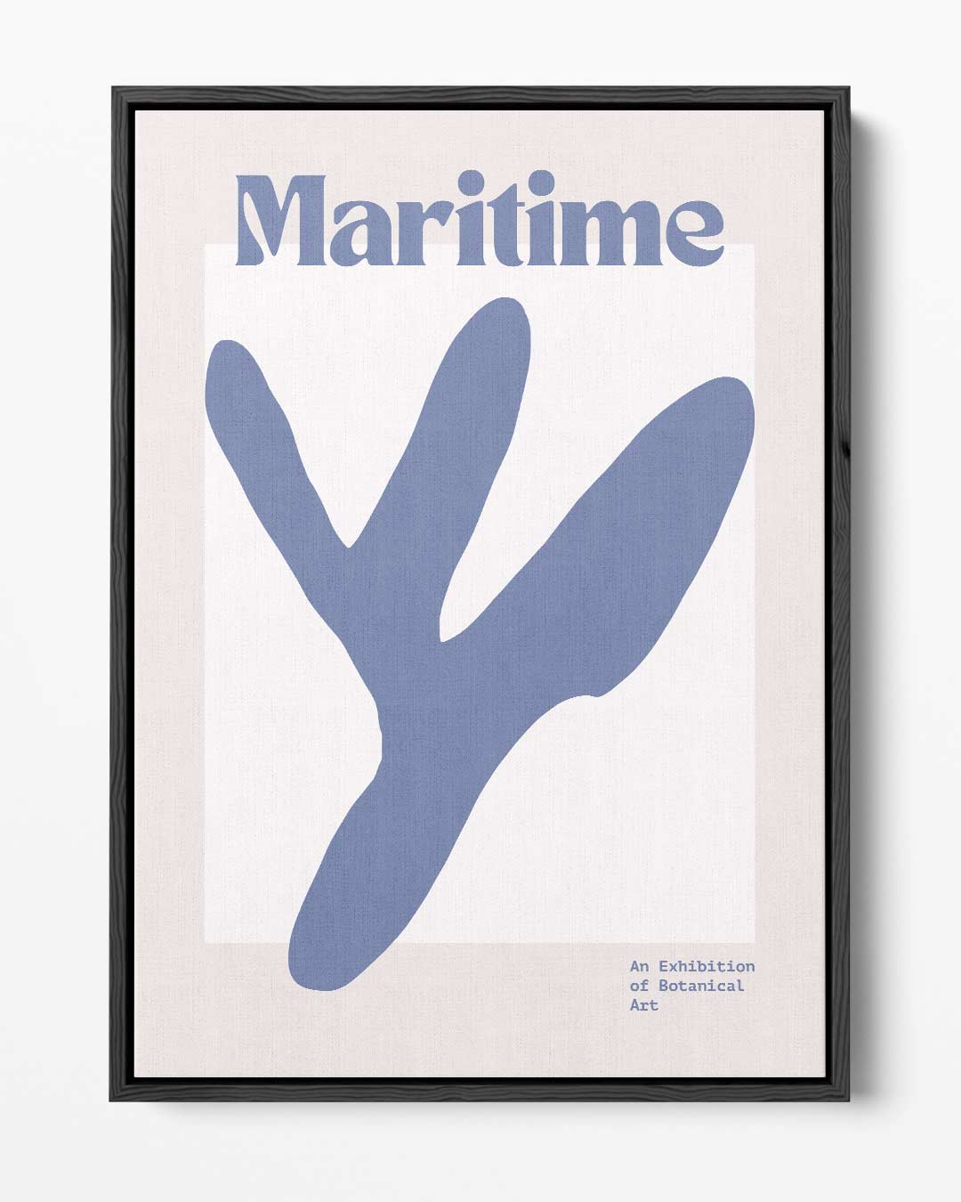 Maritieme Botanische Expressie Kunstwerk-canvas-dibond-plexiglas-wanddecoratie-WallArtistic