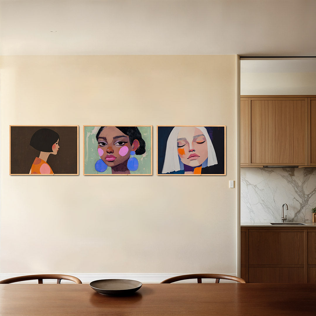 Profiel en patronen Posterset