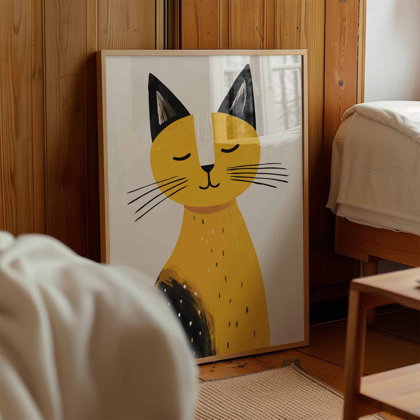 Vrolijke Kattenposter-WallArtistic
