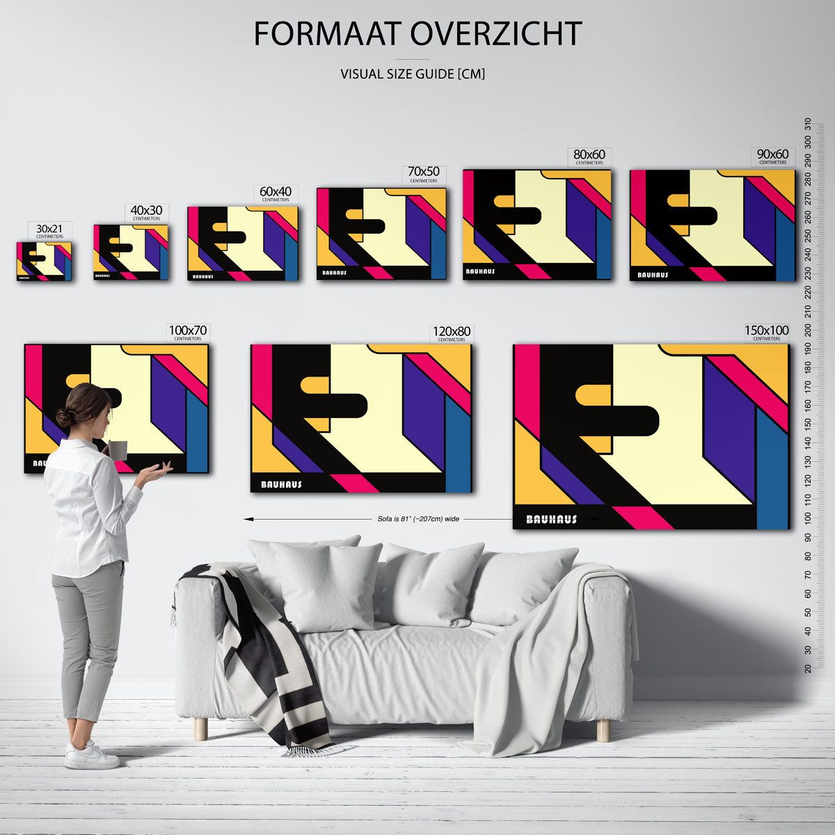Vorm en kleur Poster