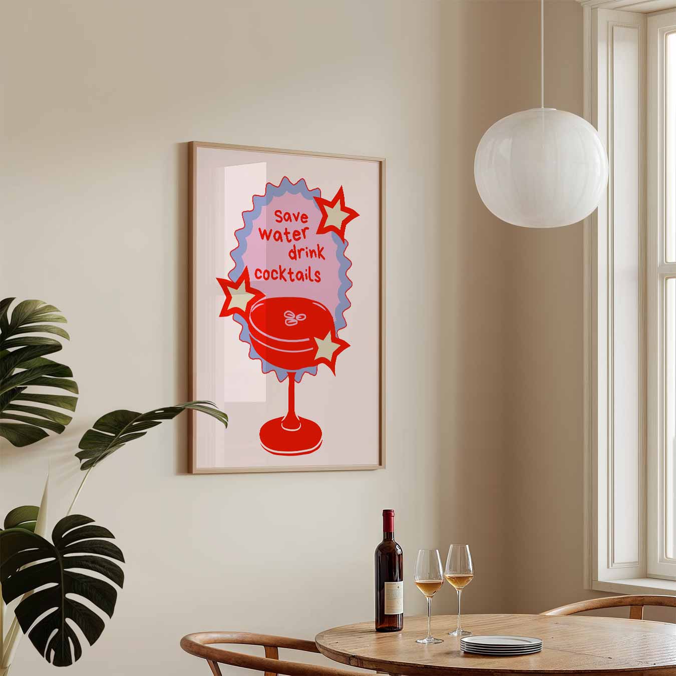 Cocktailtijd Plezierspread Poster-WallArtistic