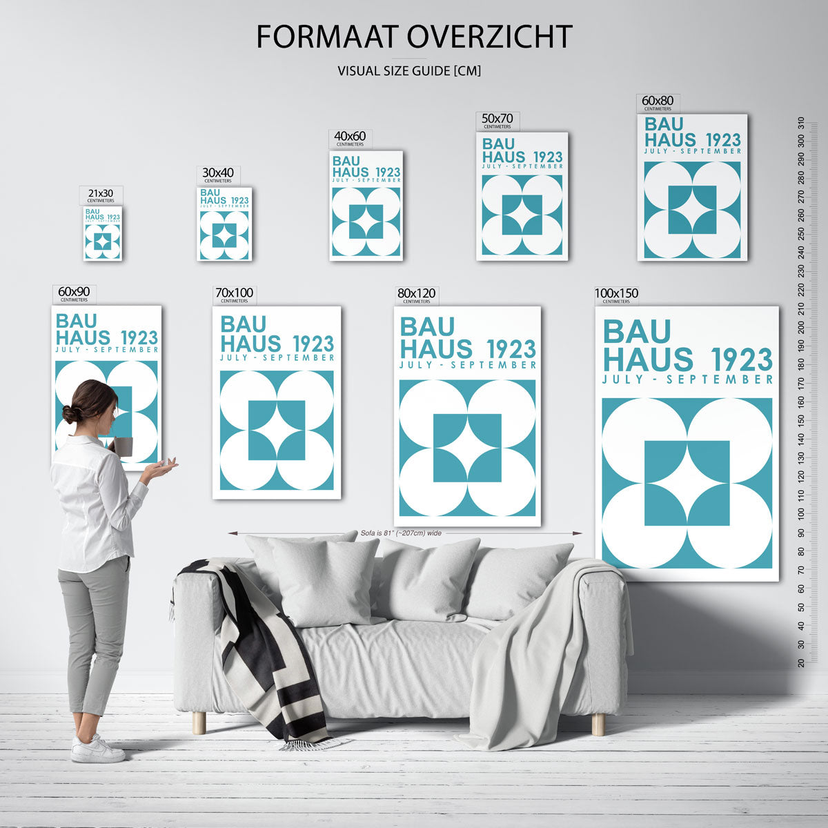 Vorm en kleur Poster
