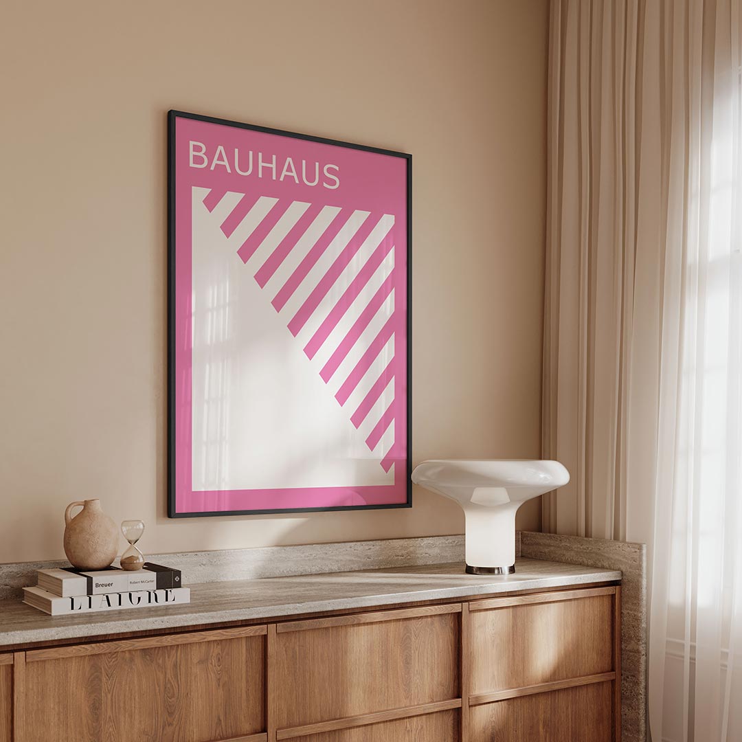Diagonal lijnen Poster
