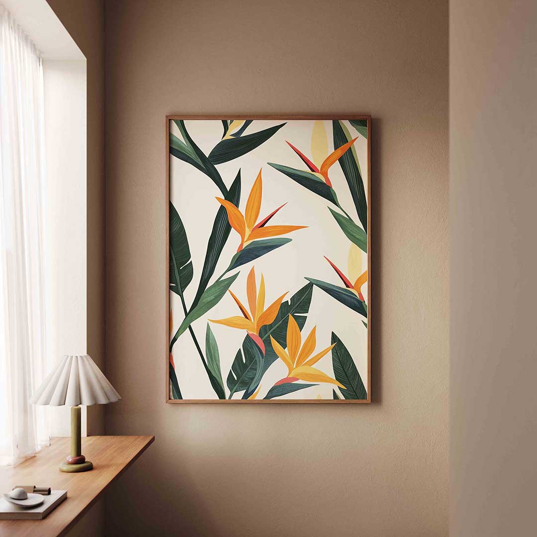 Tropische bloemen Poster