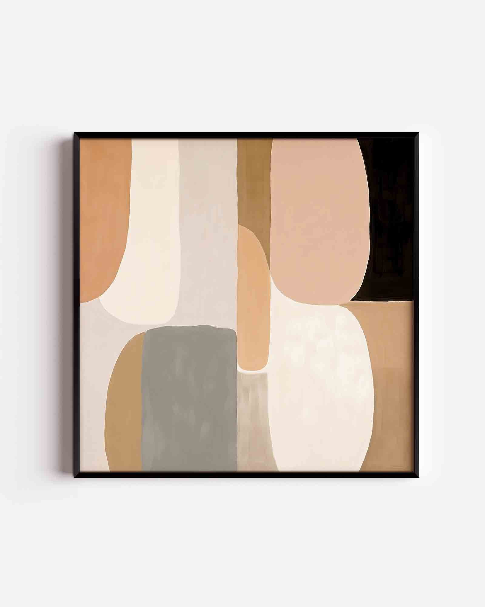 Abstracte vormen Poster
