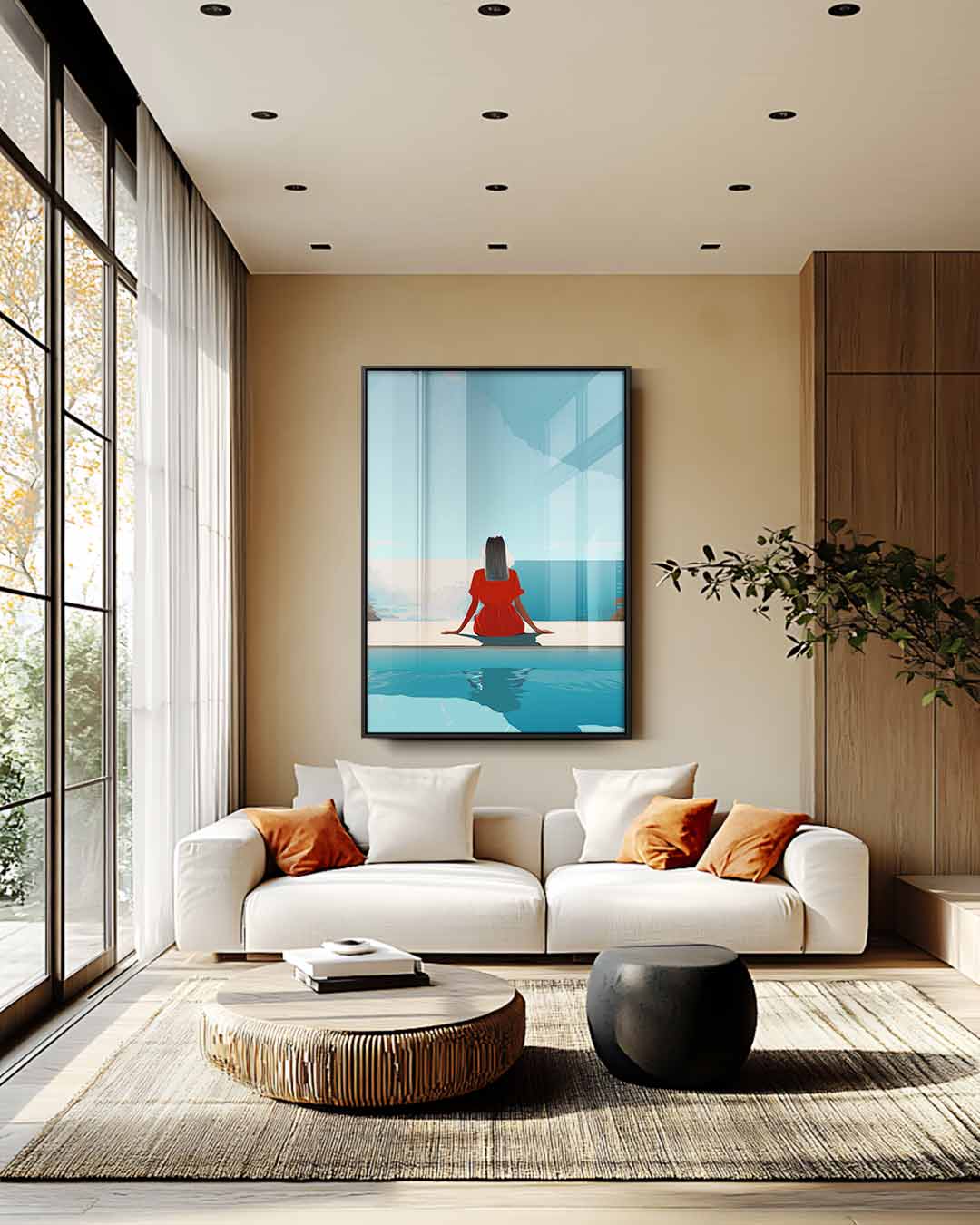 Rust aan de Zee Kunstwerk-canvas-dibond-plexiglas-wanddecoratie-WallArtistic