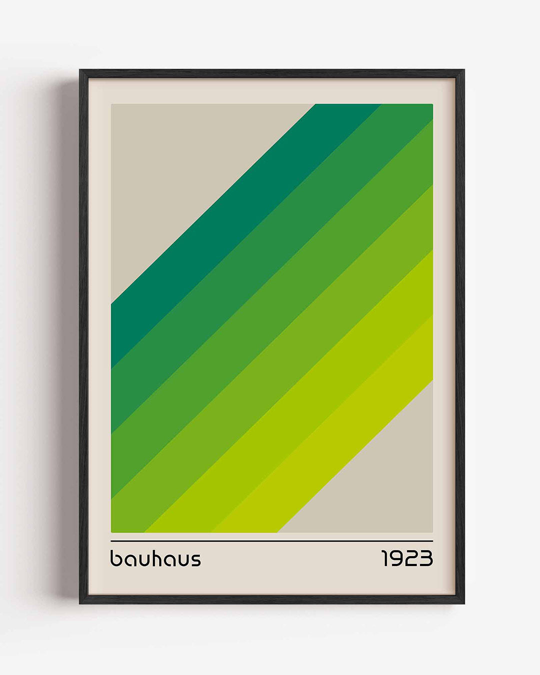 Diagonale kleurvlakken Poster