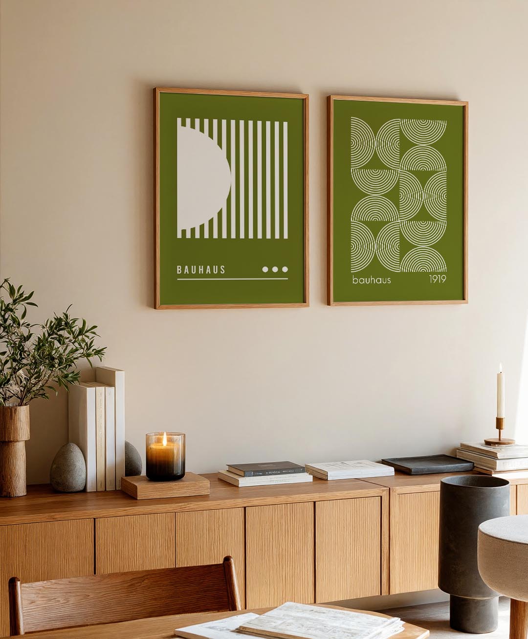 Lijnen en vlakken Posterset