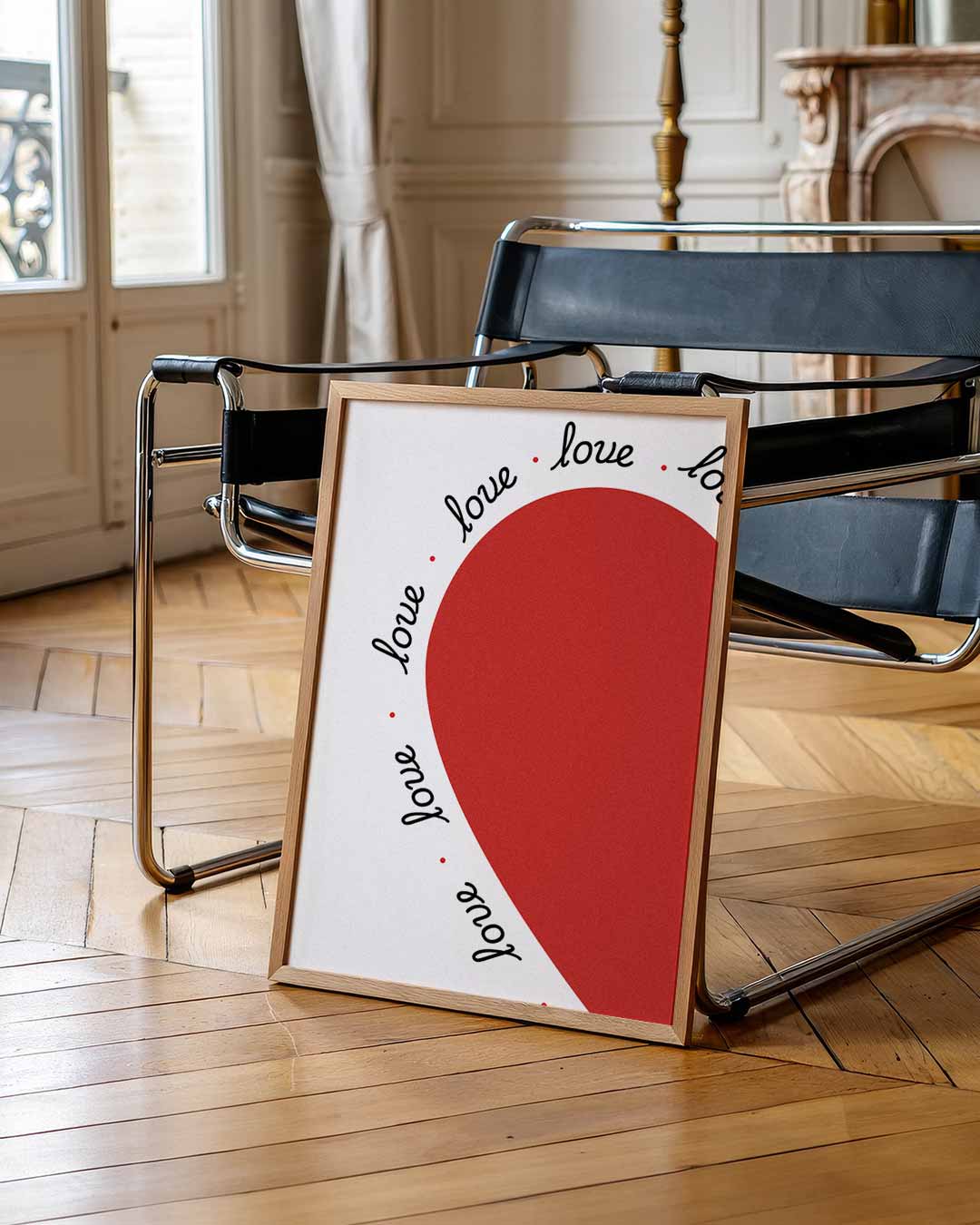Moderne Liefde Poster-WallArtistic