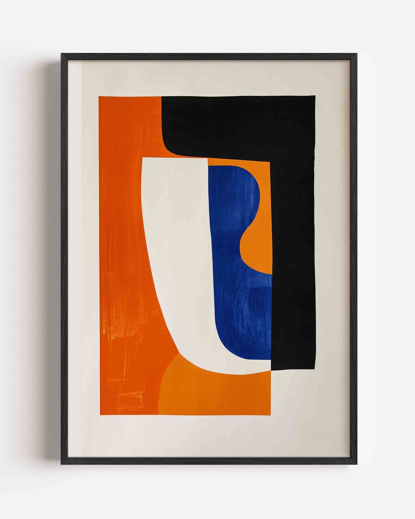 Abstracte vormen Poster