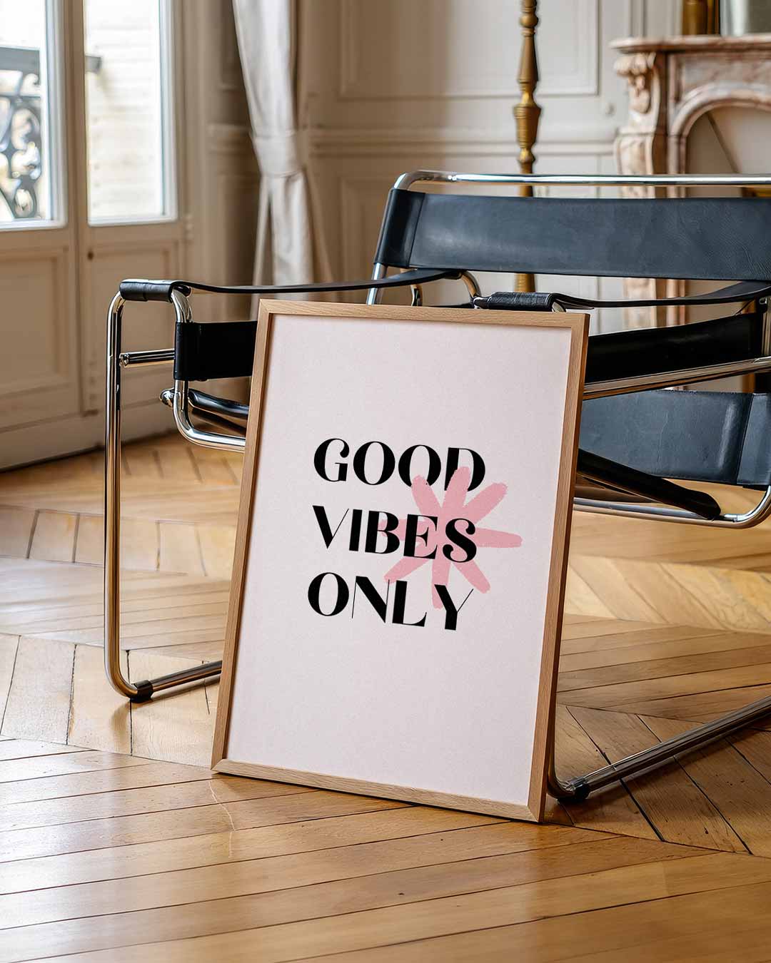 Good Vibes Only Poster-WallArtistic
