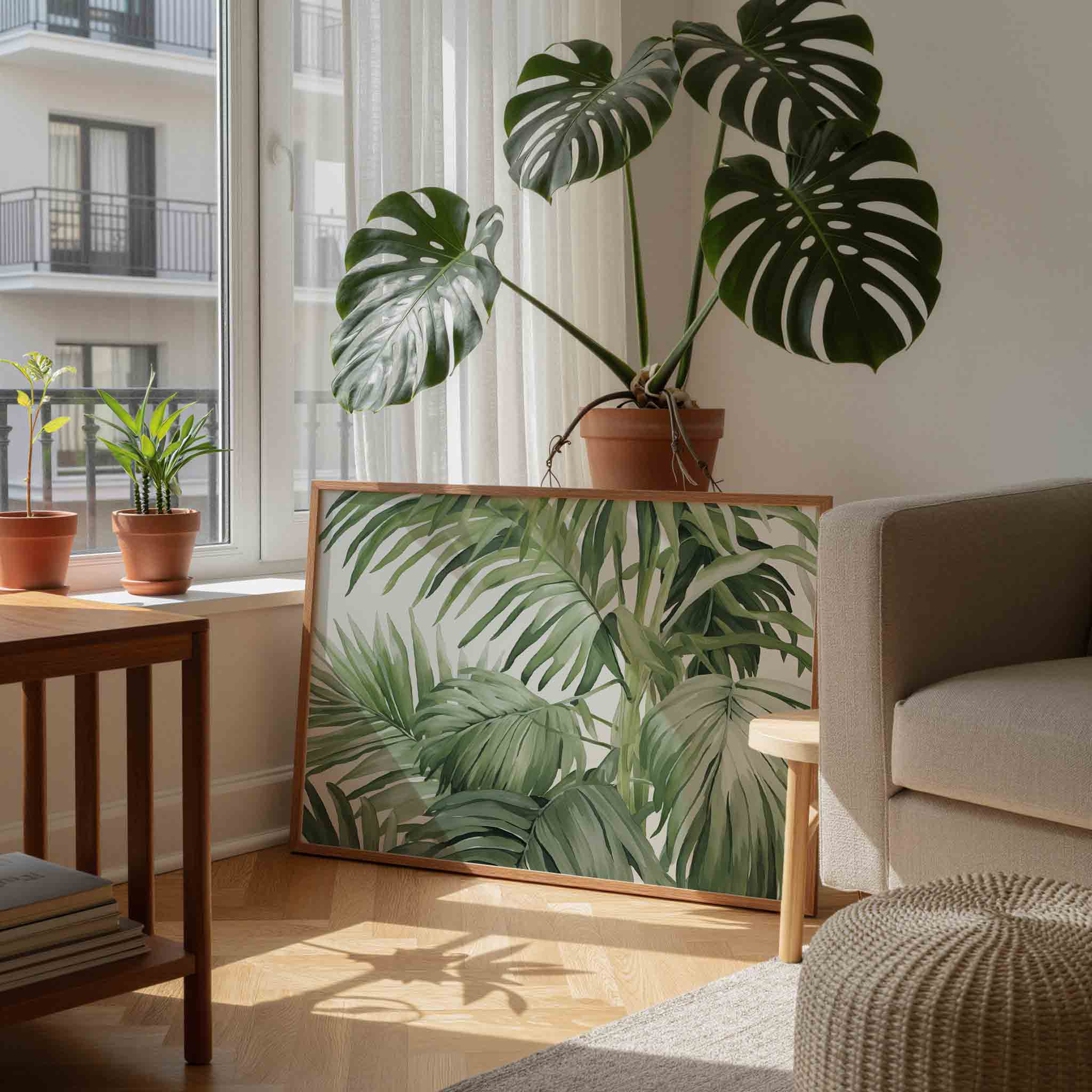 Groene bladeren Poster
