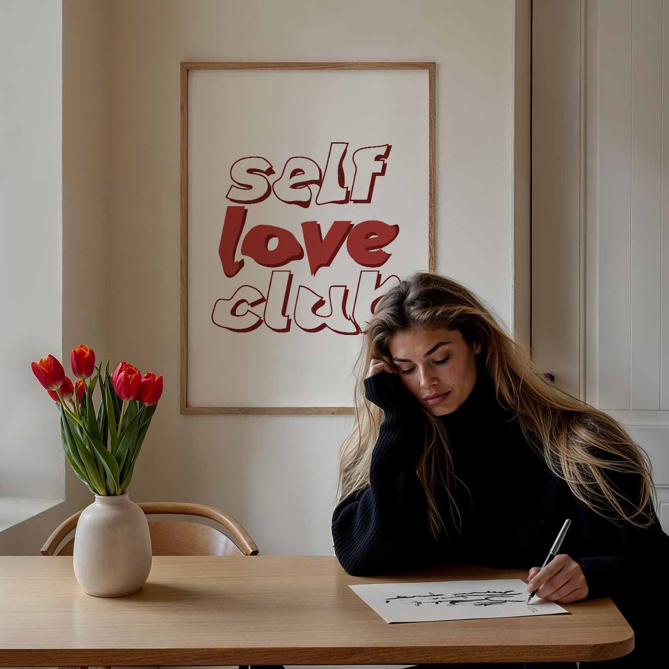 Self Love Club Poster-WallArtistic
