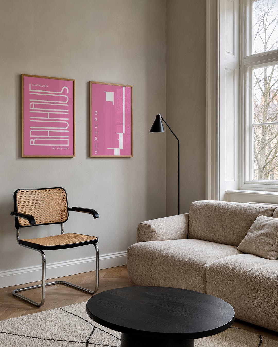 Lijnen en kleurvlakken Posterset
