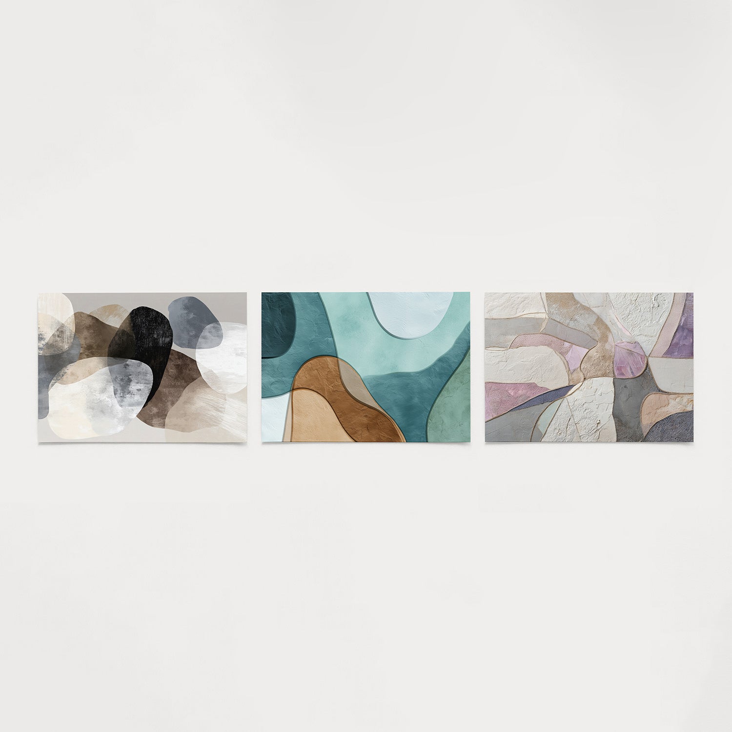 Vormenspel en textuur Posterset