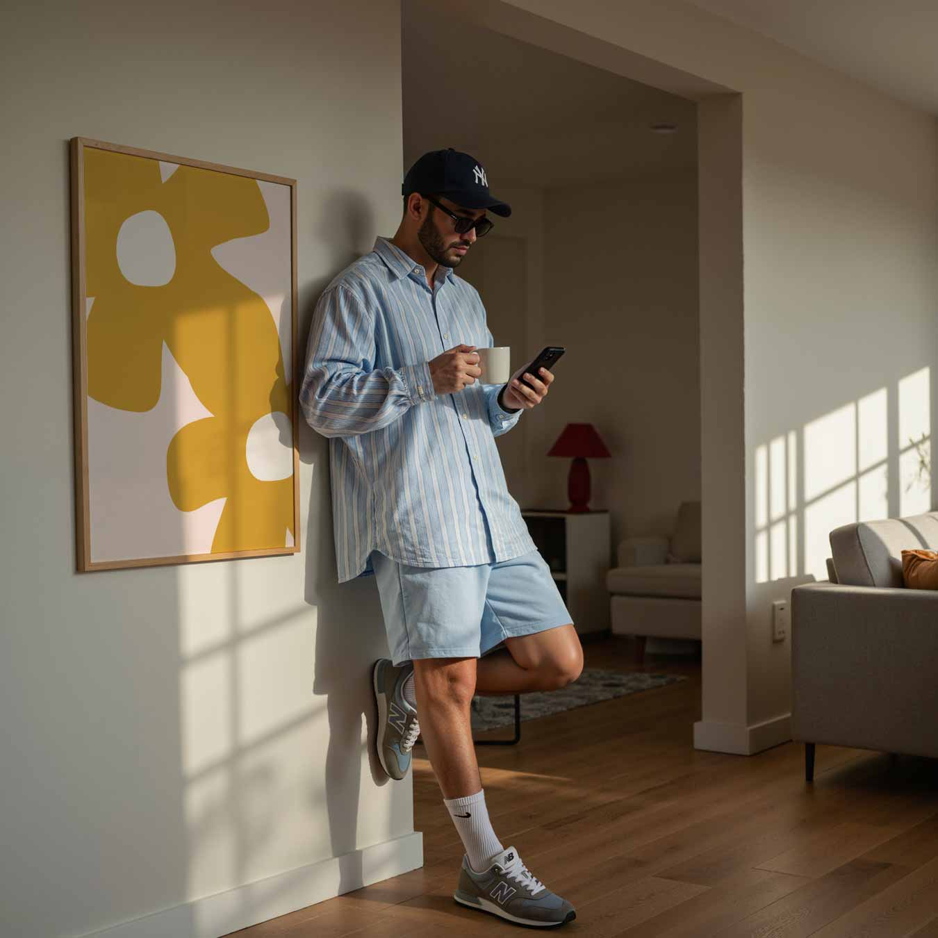 Bloemengeur Poster-WallArtistic