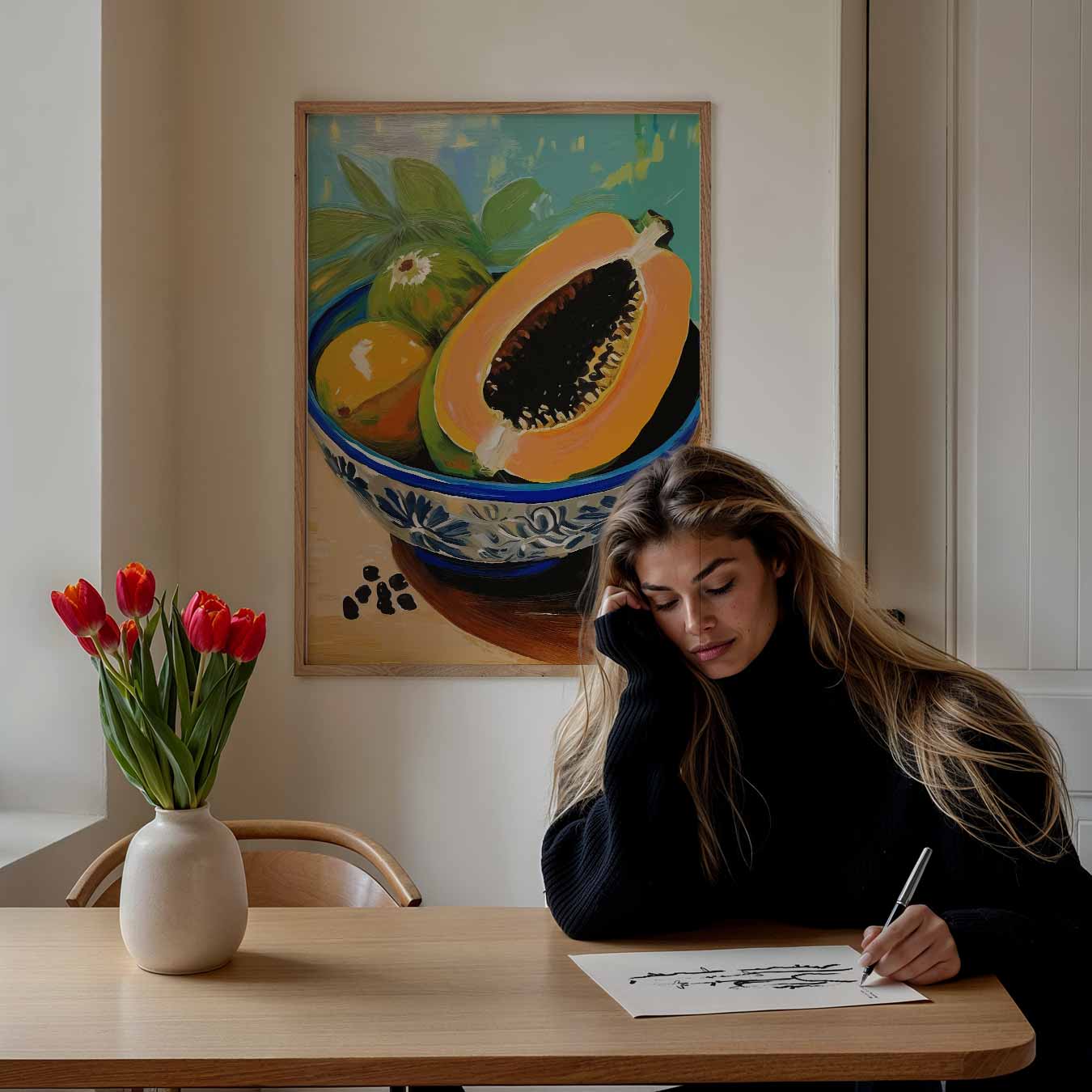 Tropisch Fruit Stilleven Poster-WallArtistic