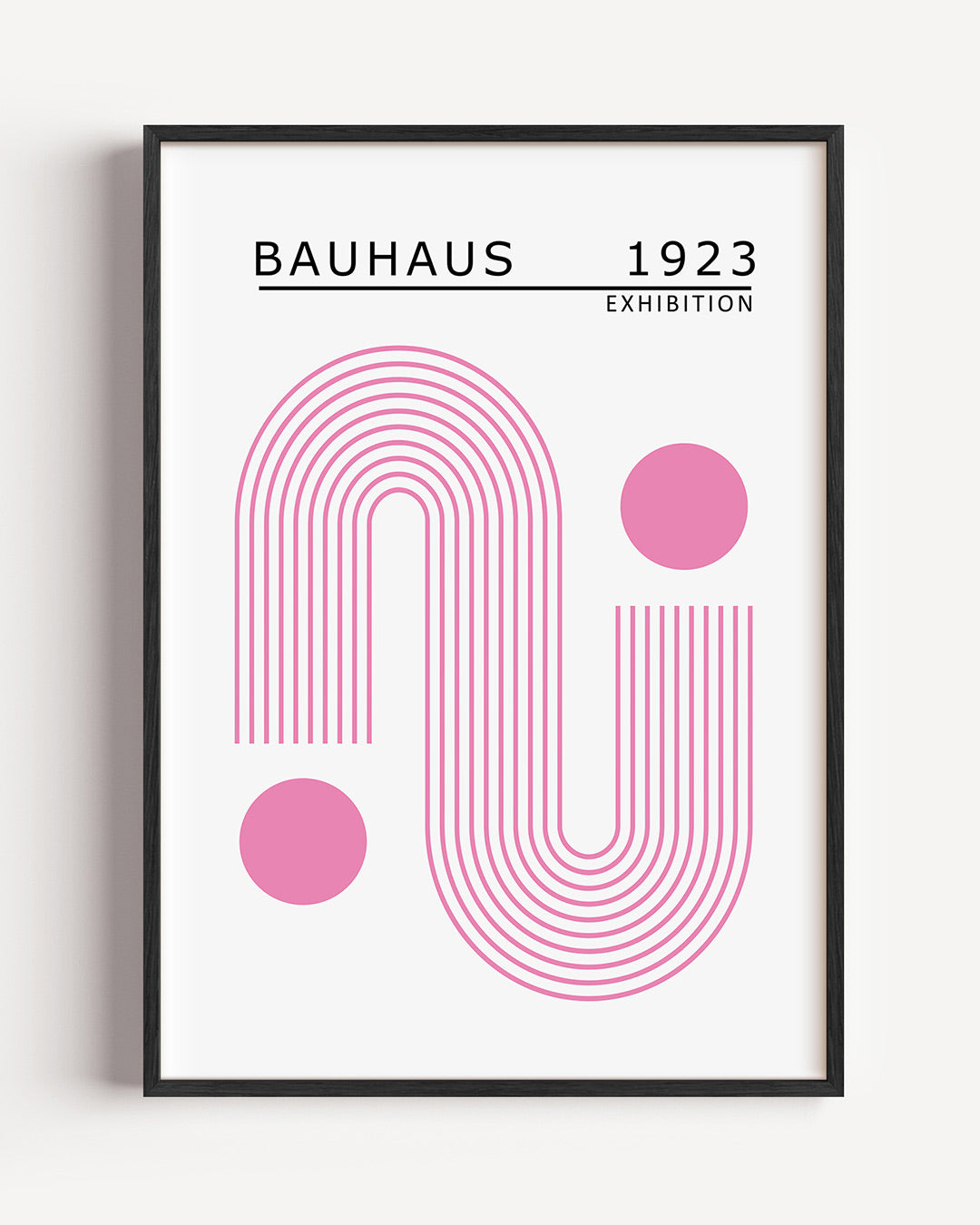 Lijnen en cirkels Poster