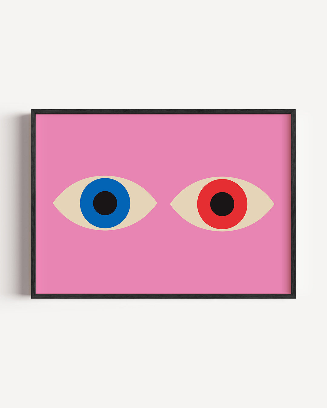 Oogvormen en kleur Poster