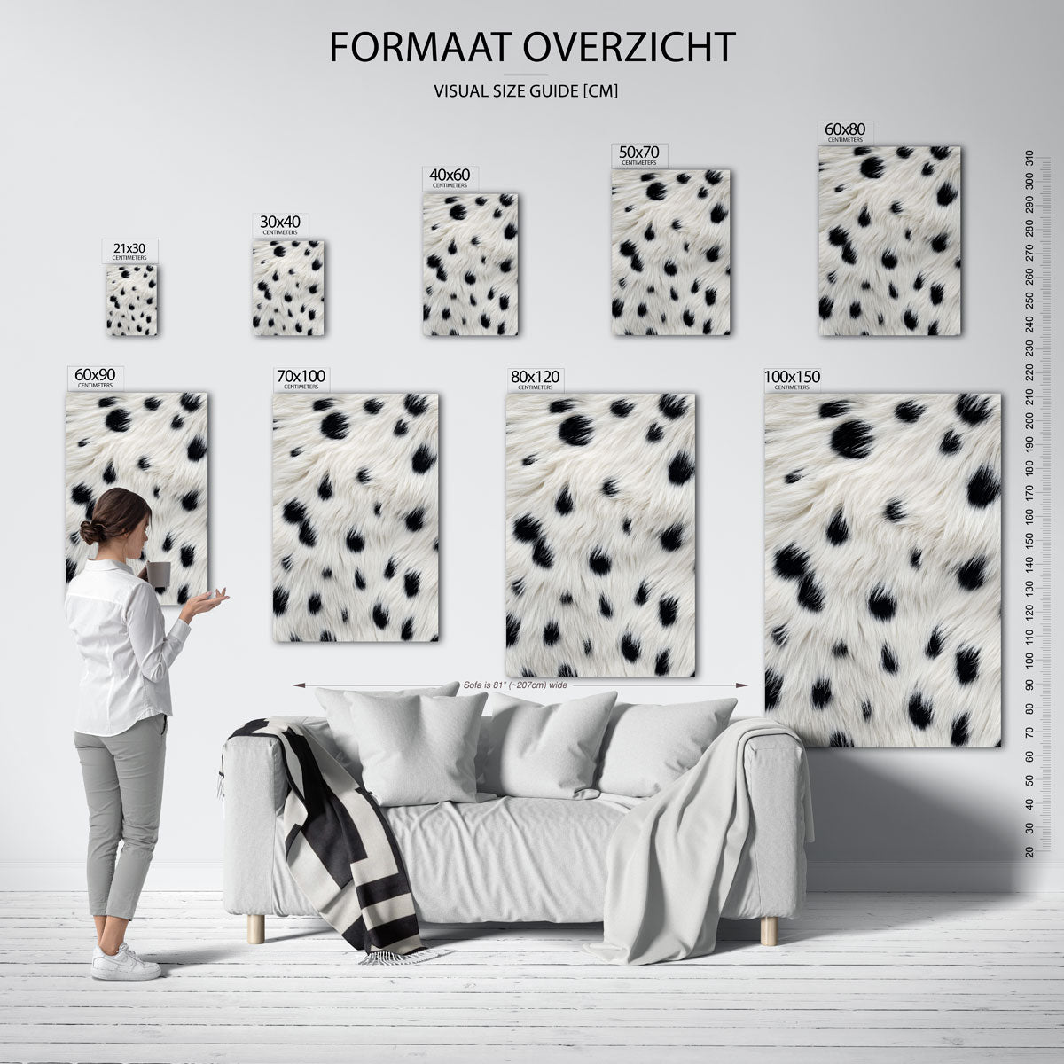 Gevlekte vacht Poster
