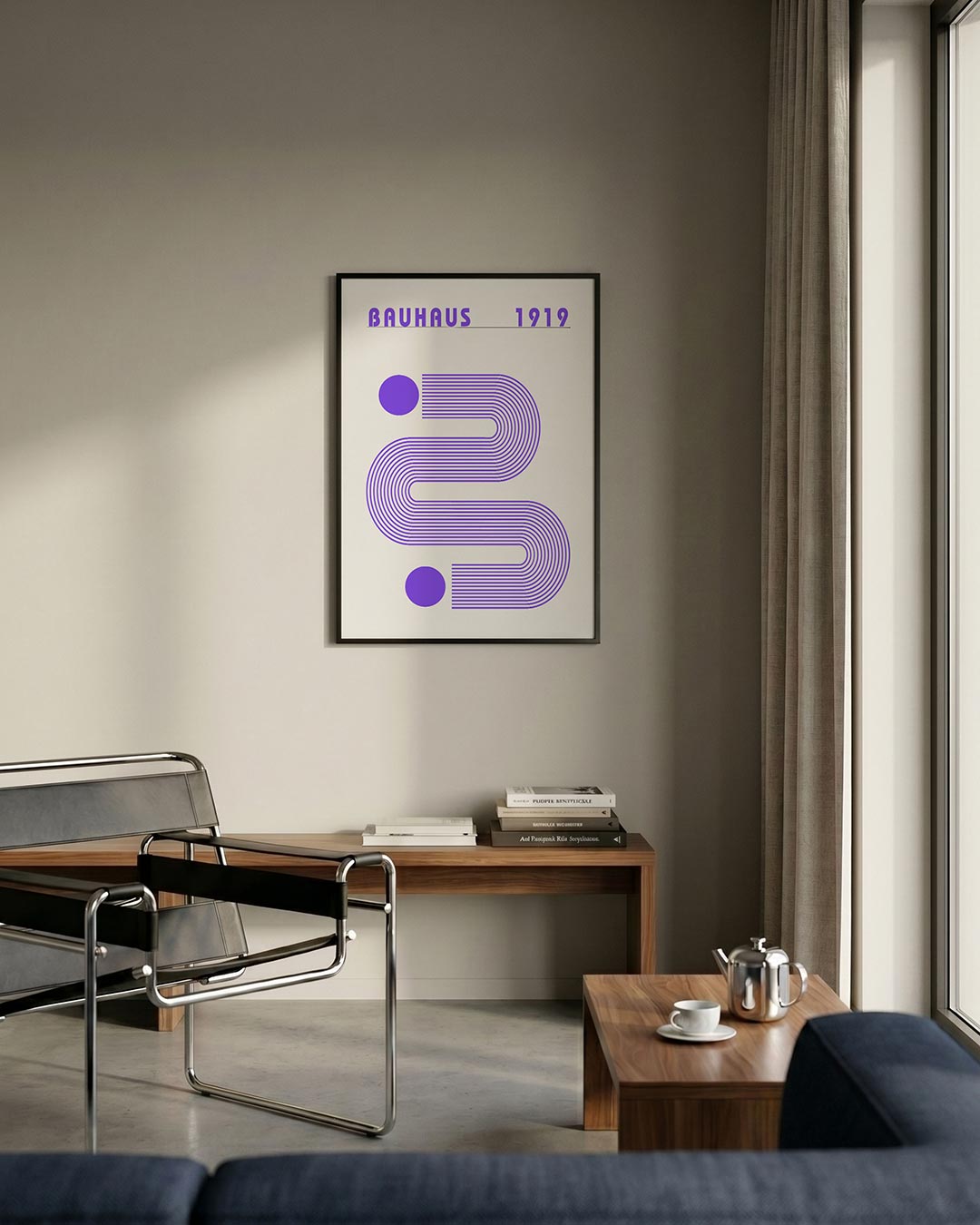 Lijnen en vlakken Poster