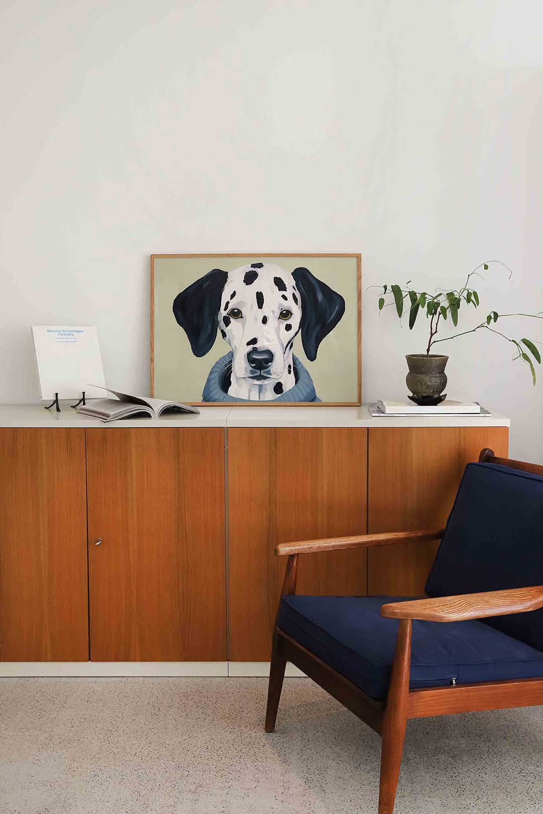 Dalmatier met trui Poster