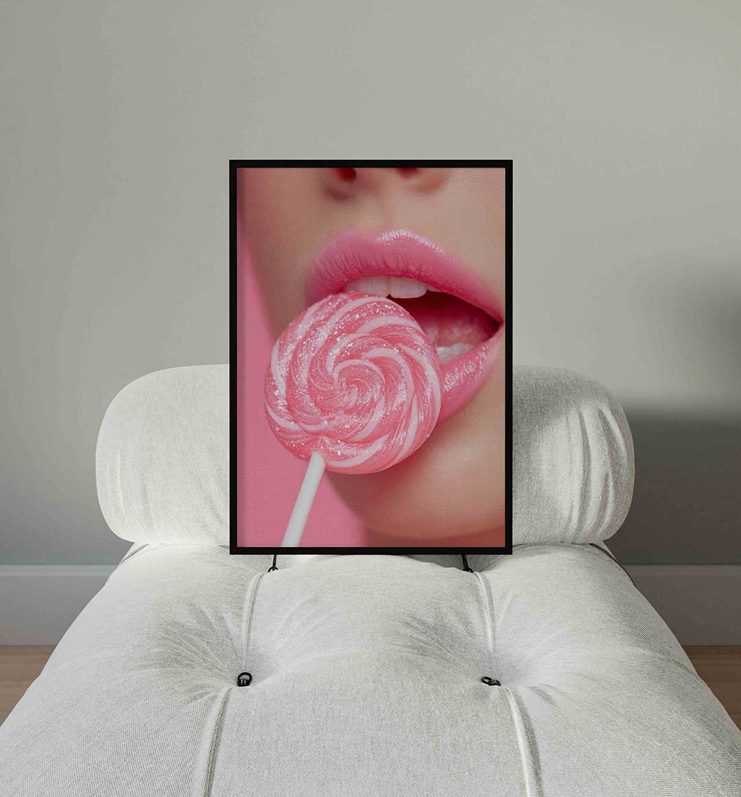 Roze lolly Poster