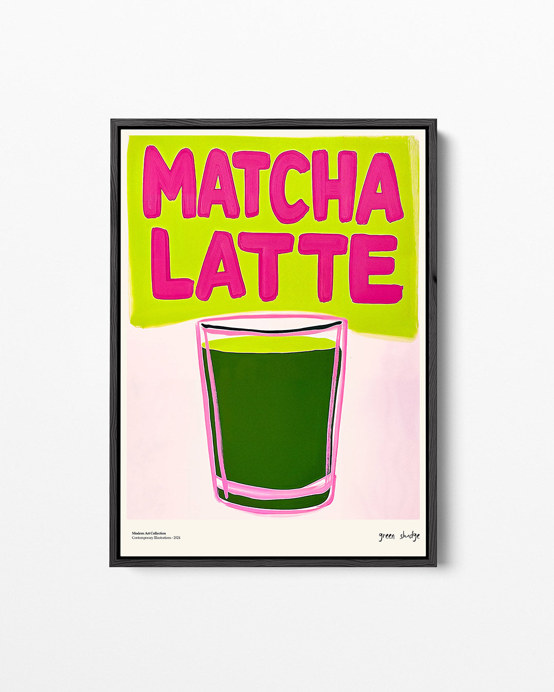Kleurrijke drank illustratie Kunstwerk