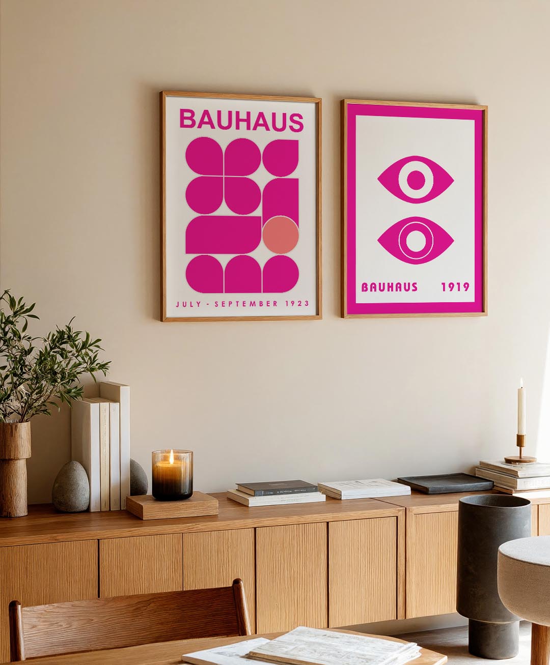 Vormen en kleurvlakken Posterset