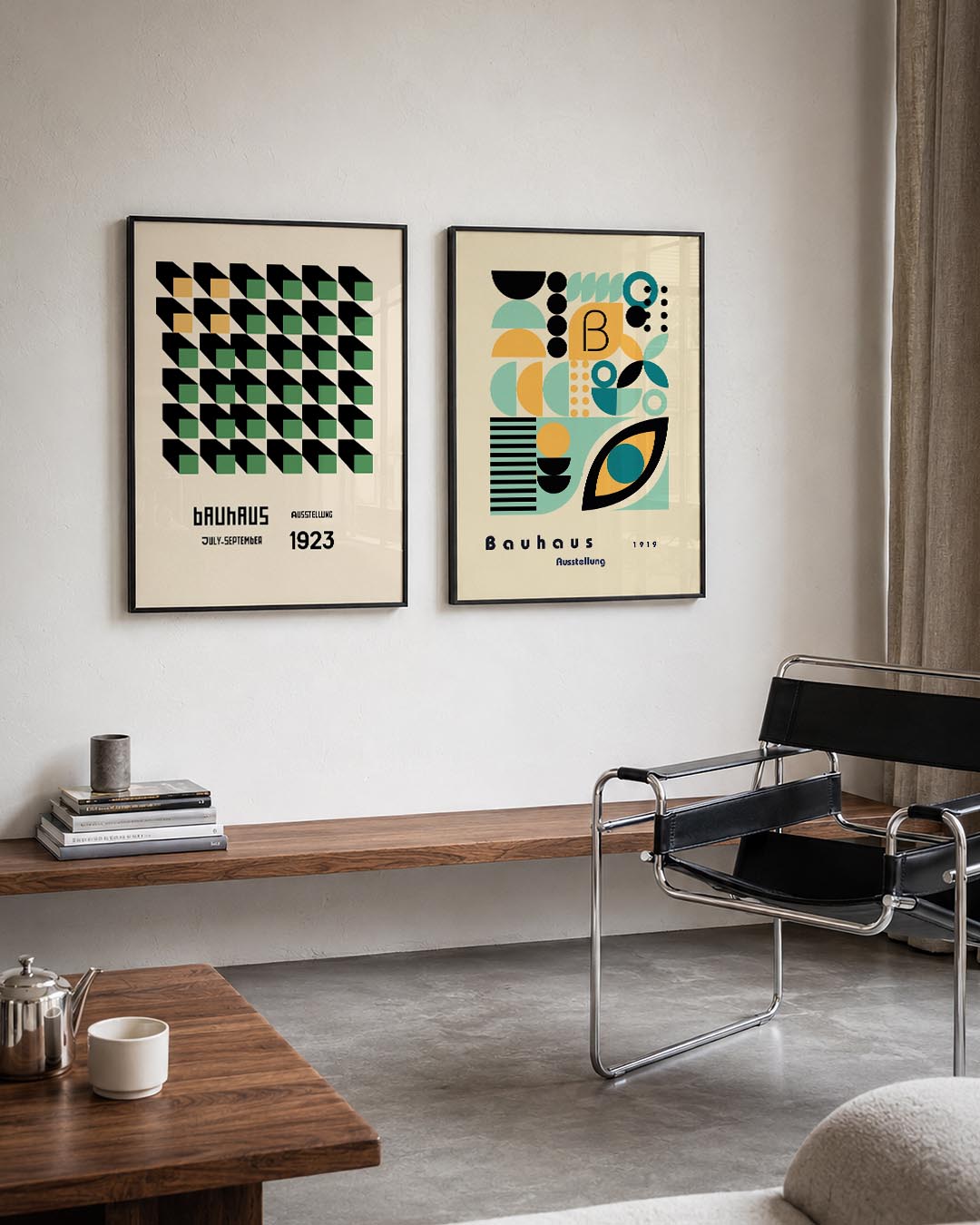 Kleurblok ritme Posterset