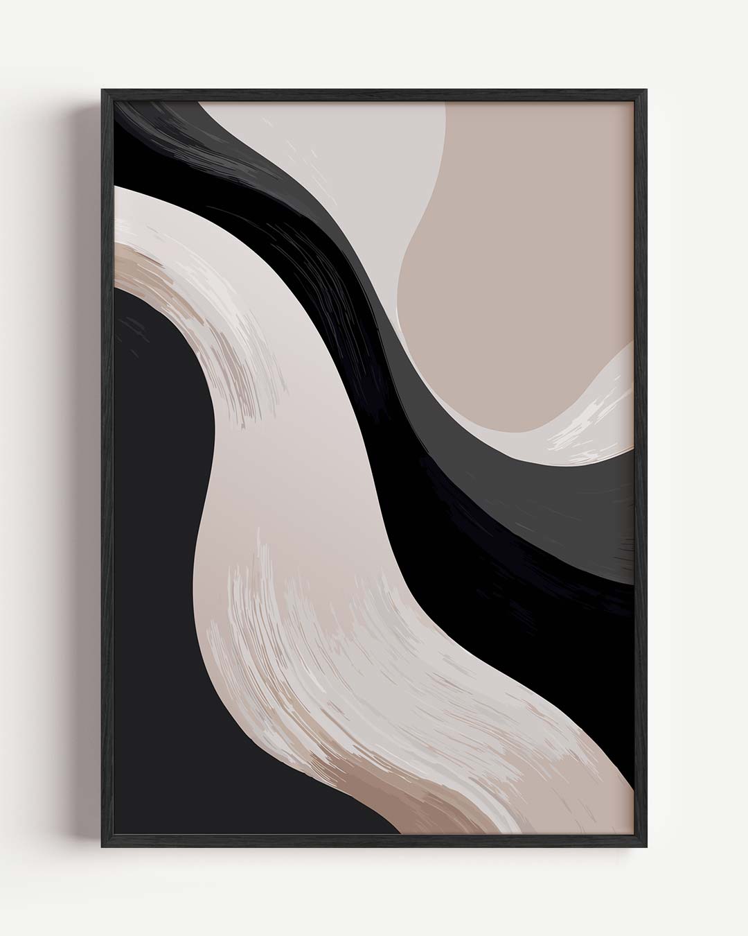 Elegante Abstracte Golf Poster-WallArtistic